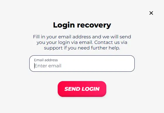 Login Recovery