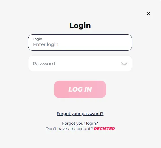 Logging in
